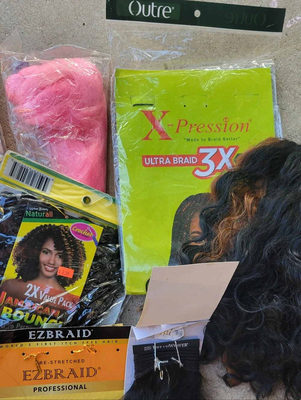 Mixed Lot 19 Wigs Brands Colors Synthetic Twist Wave Braid New And Pre-owned